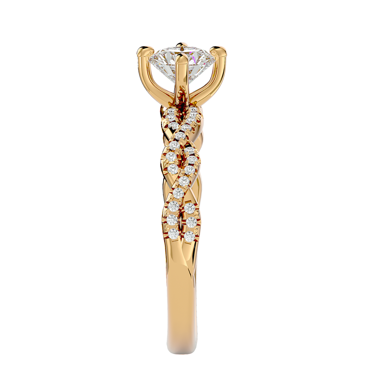 Katniss Solitaire Ring