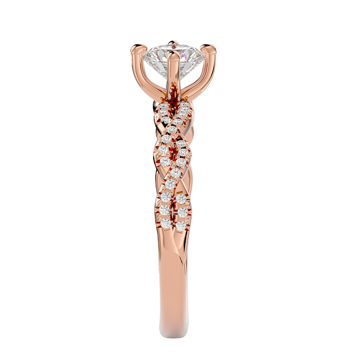 Katniss Solitaire Ring