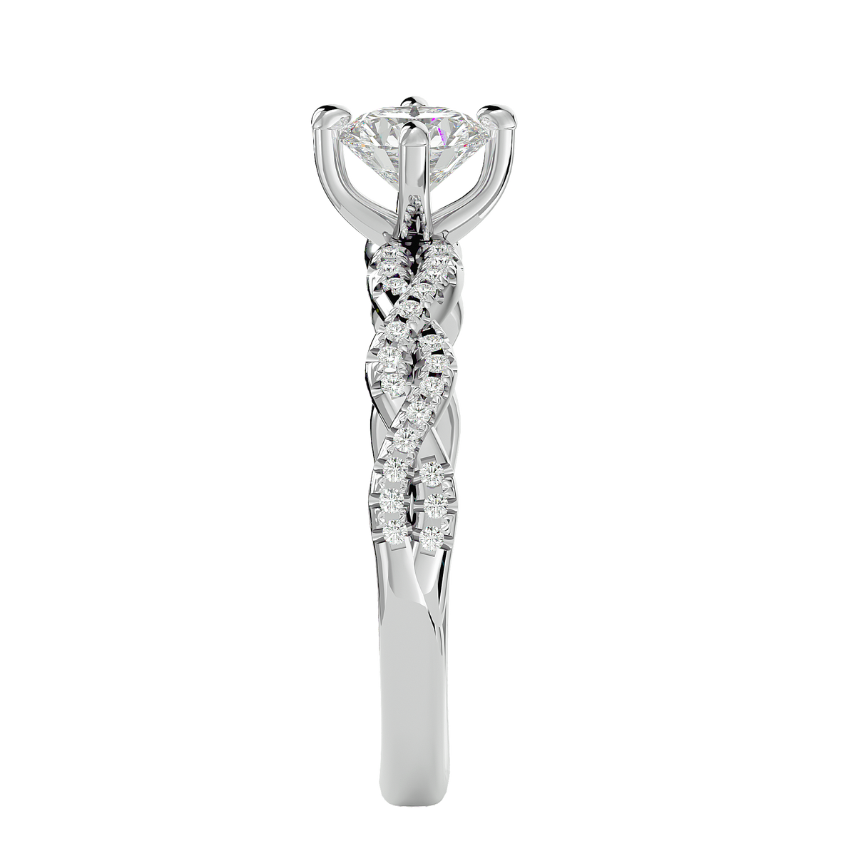 Katniss Solitaire Ring