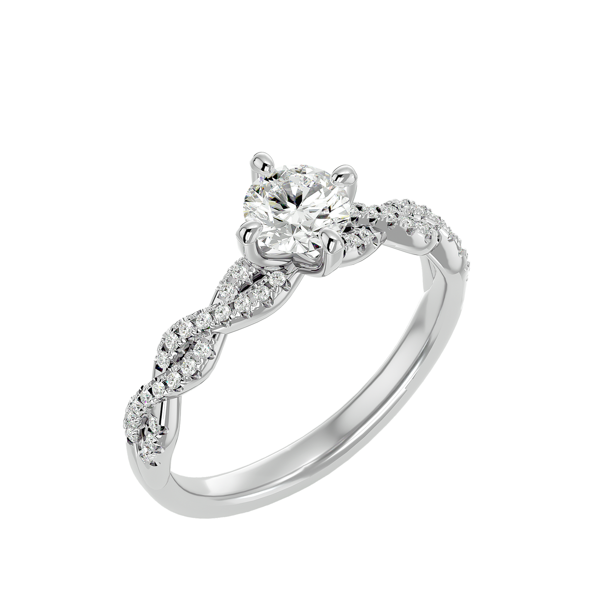 Katniss Solitaire Ring