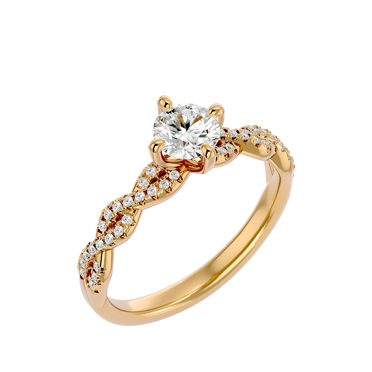 Katniss Solitaire Ring