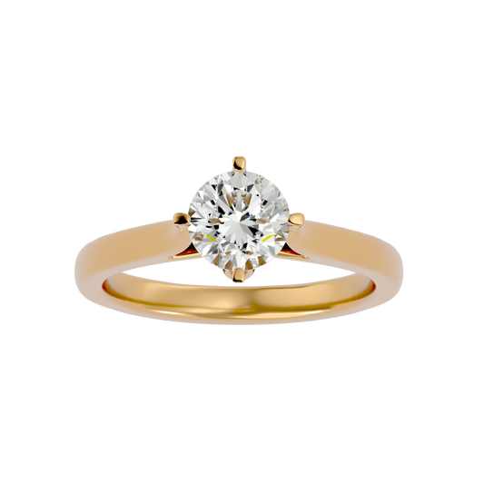 Aster Solitaire Ring