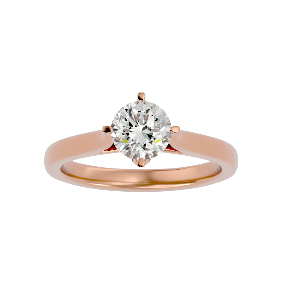 Aster Solitaire Ring
