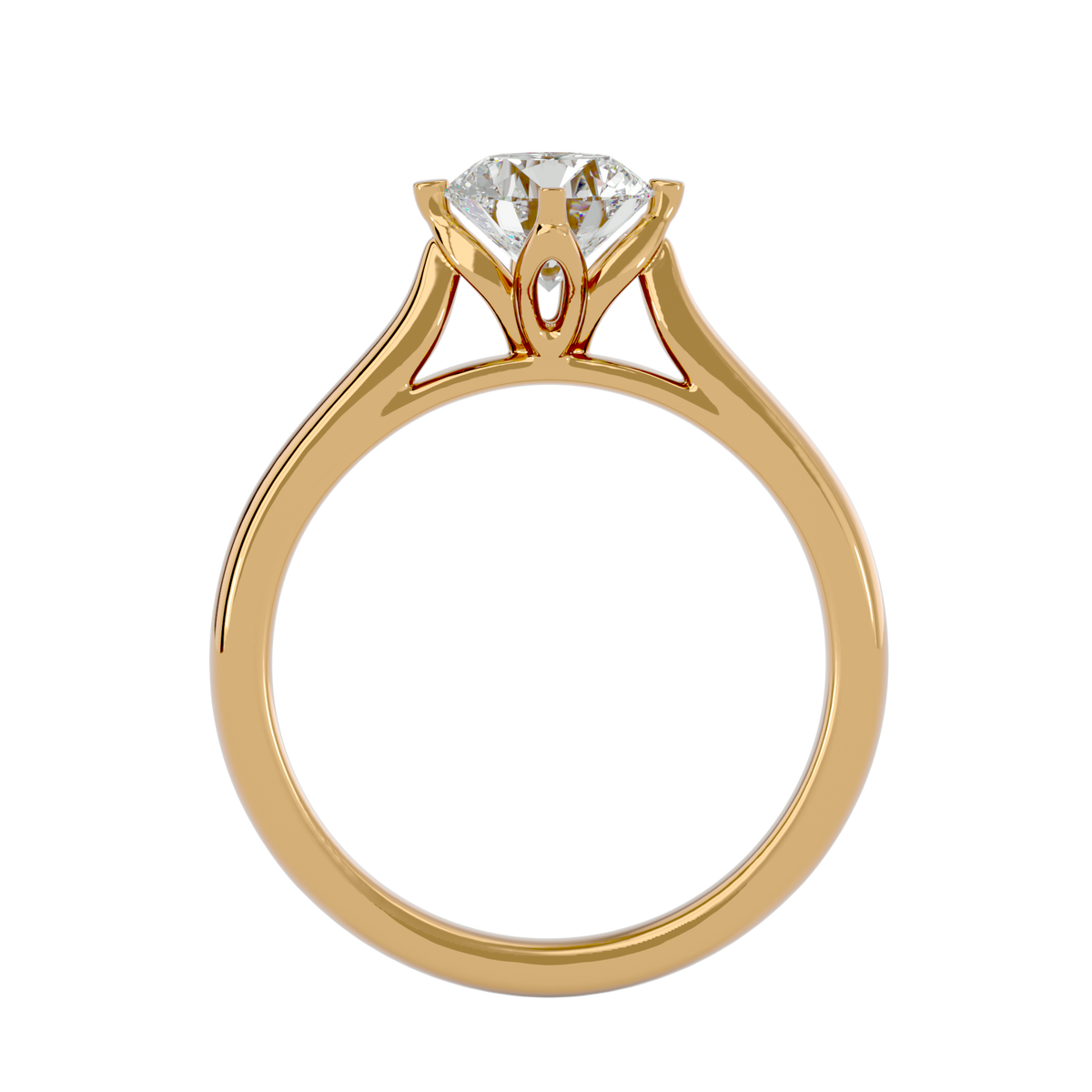 Aster Solitaire Ring