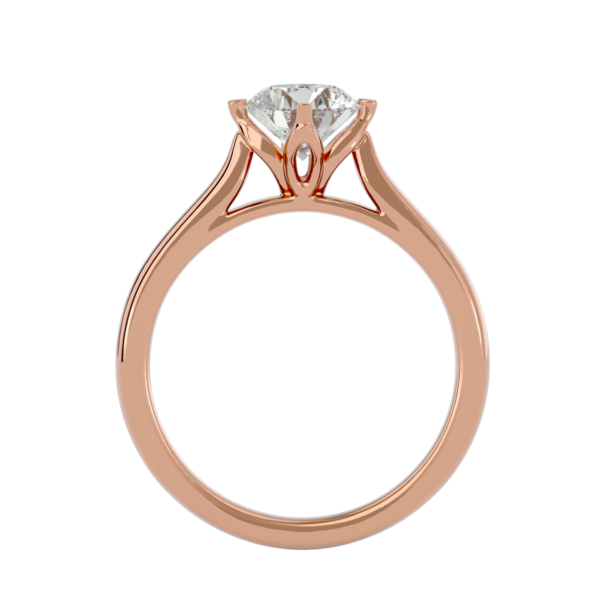 Aster Solitaire Ring