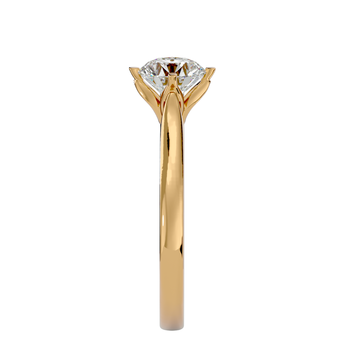 Aster Solitaire Ring
