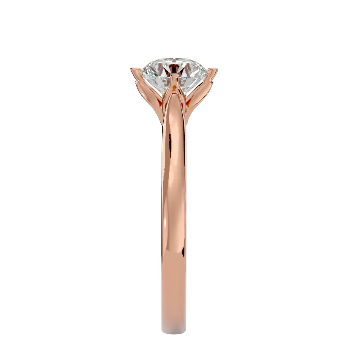 Aster Solitaire Ring