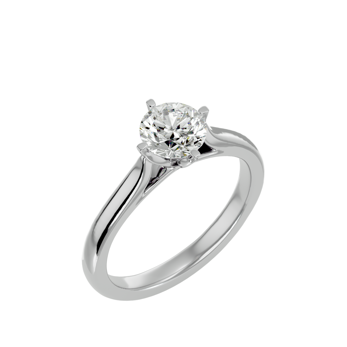 Aster Solitaire Ring