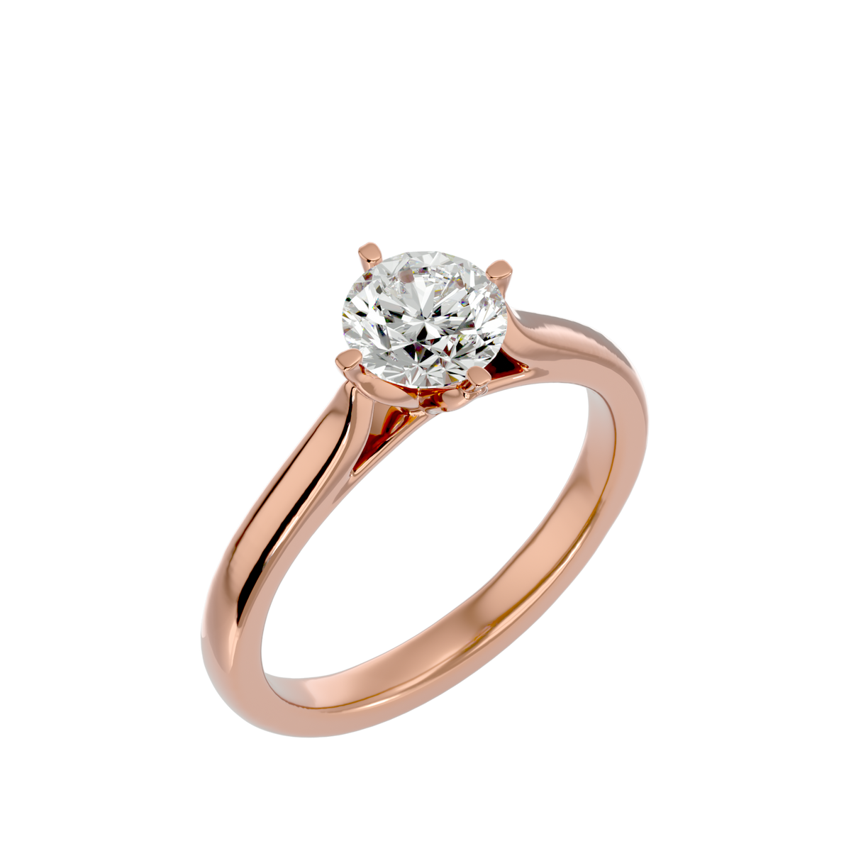 Aster Solitaire Ring