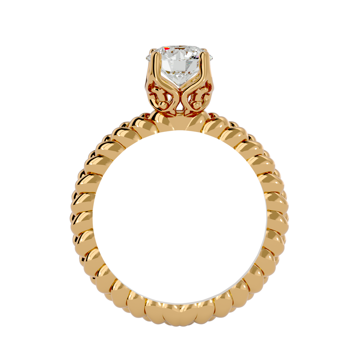 Primrose Solitaire Ring