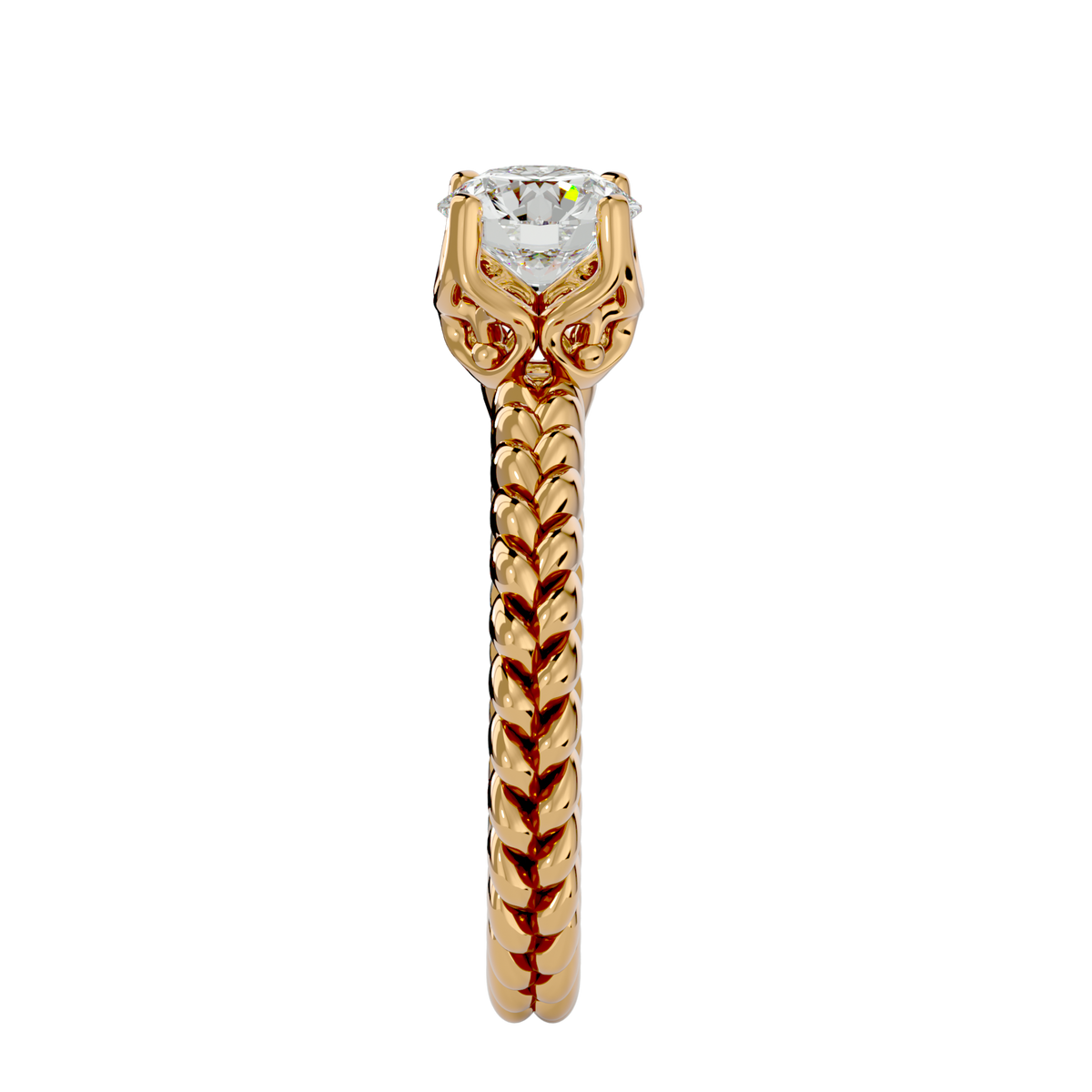 Primrose Solitaire Ring