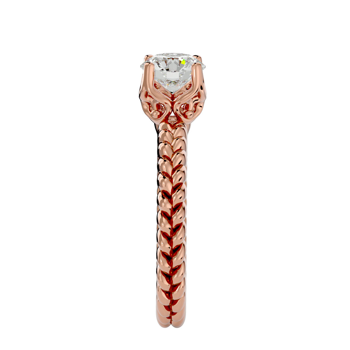 Primrose Solitaire Ring