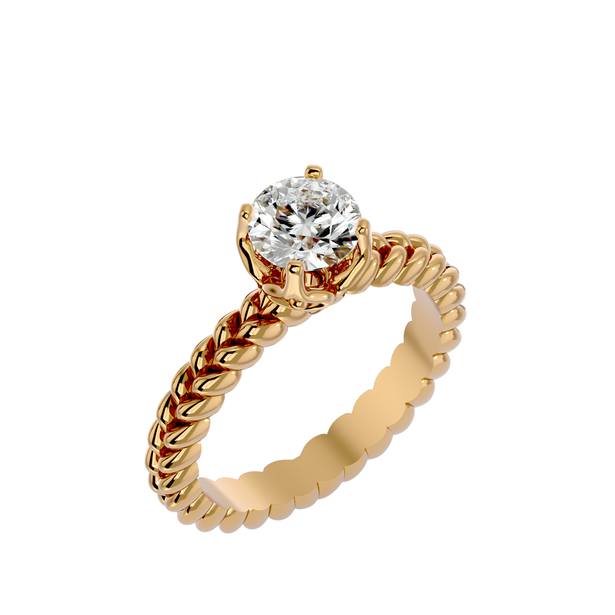 Primrose Solitaire Ring