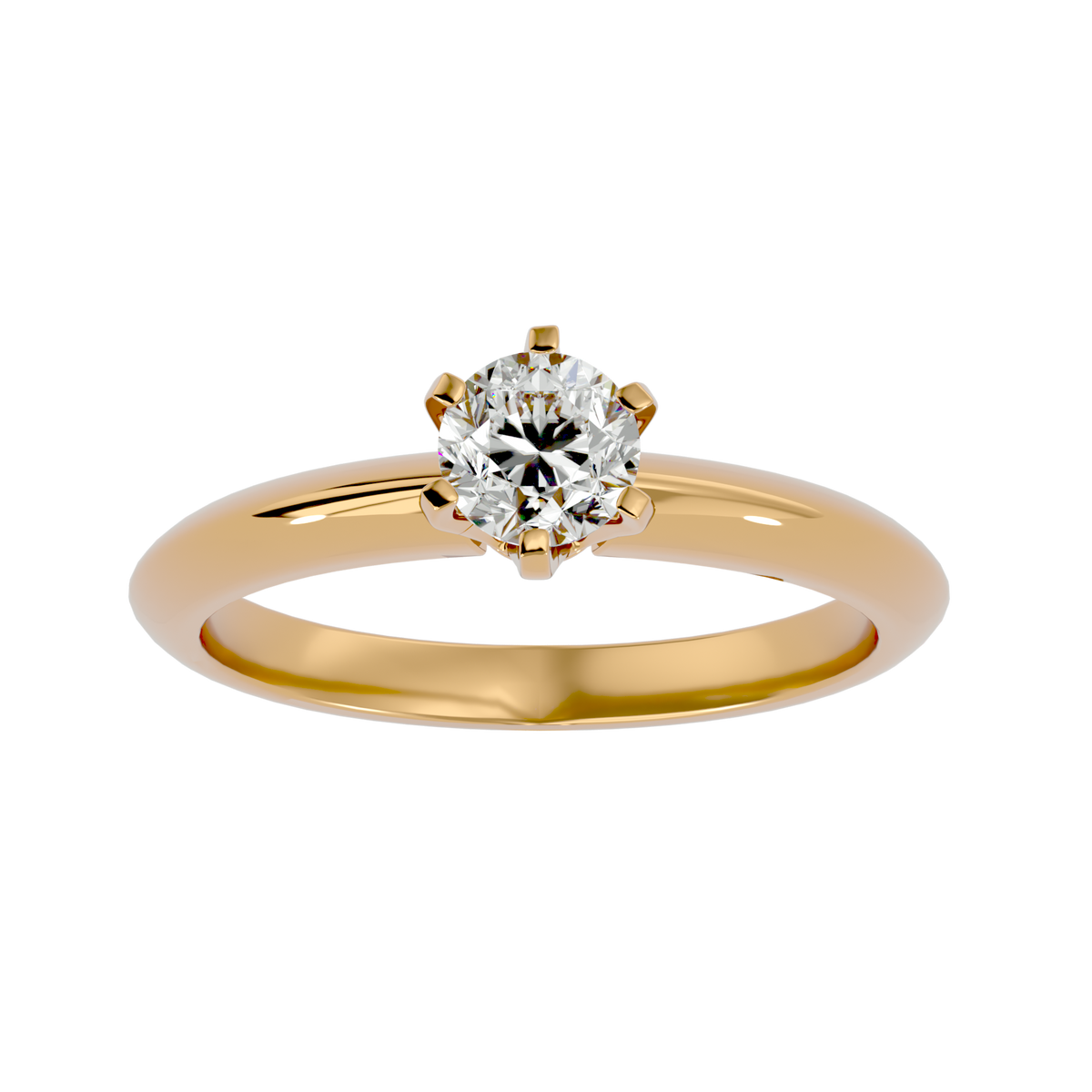 Poppy Solitaire Ring