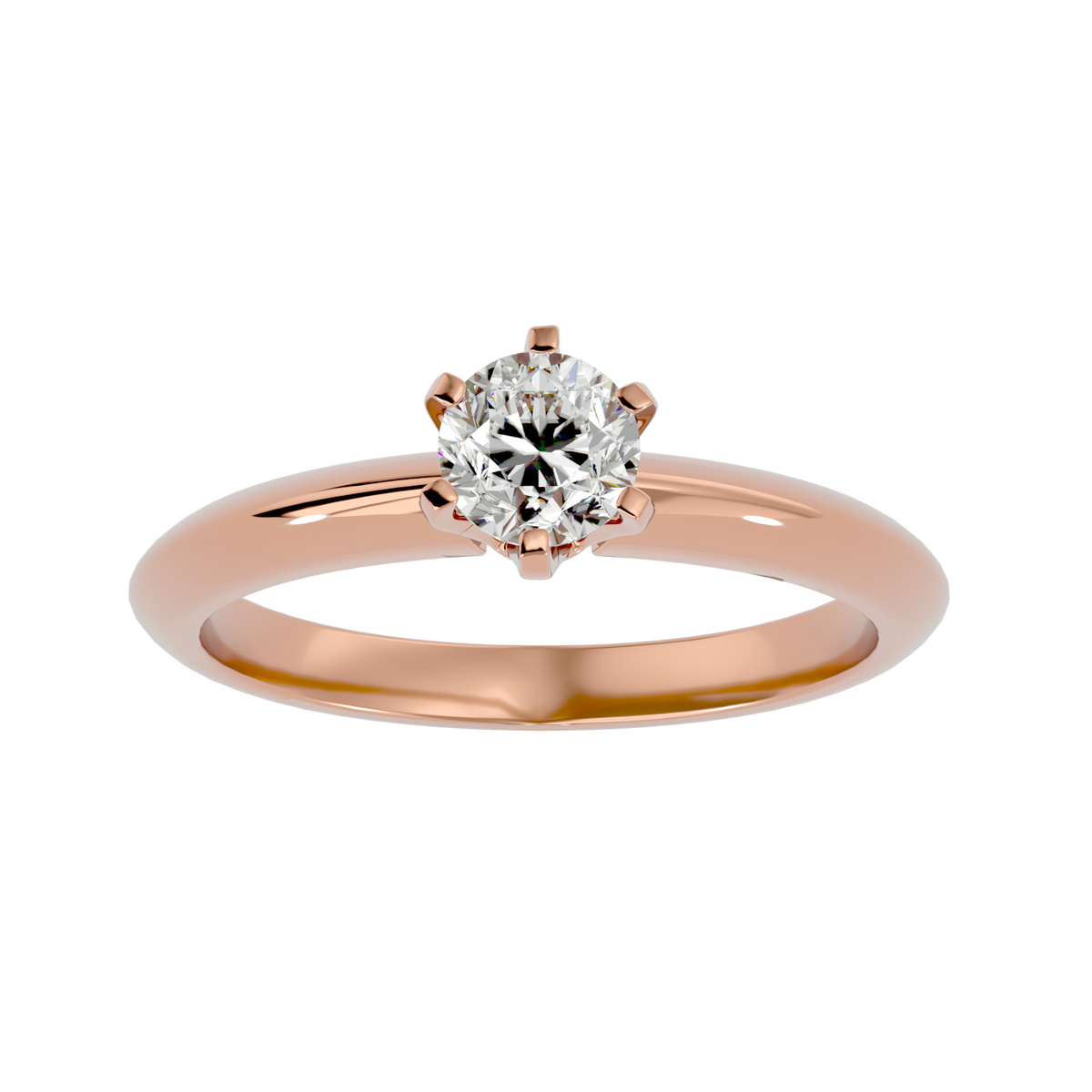 Poppy Solitaire Ring