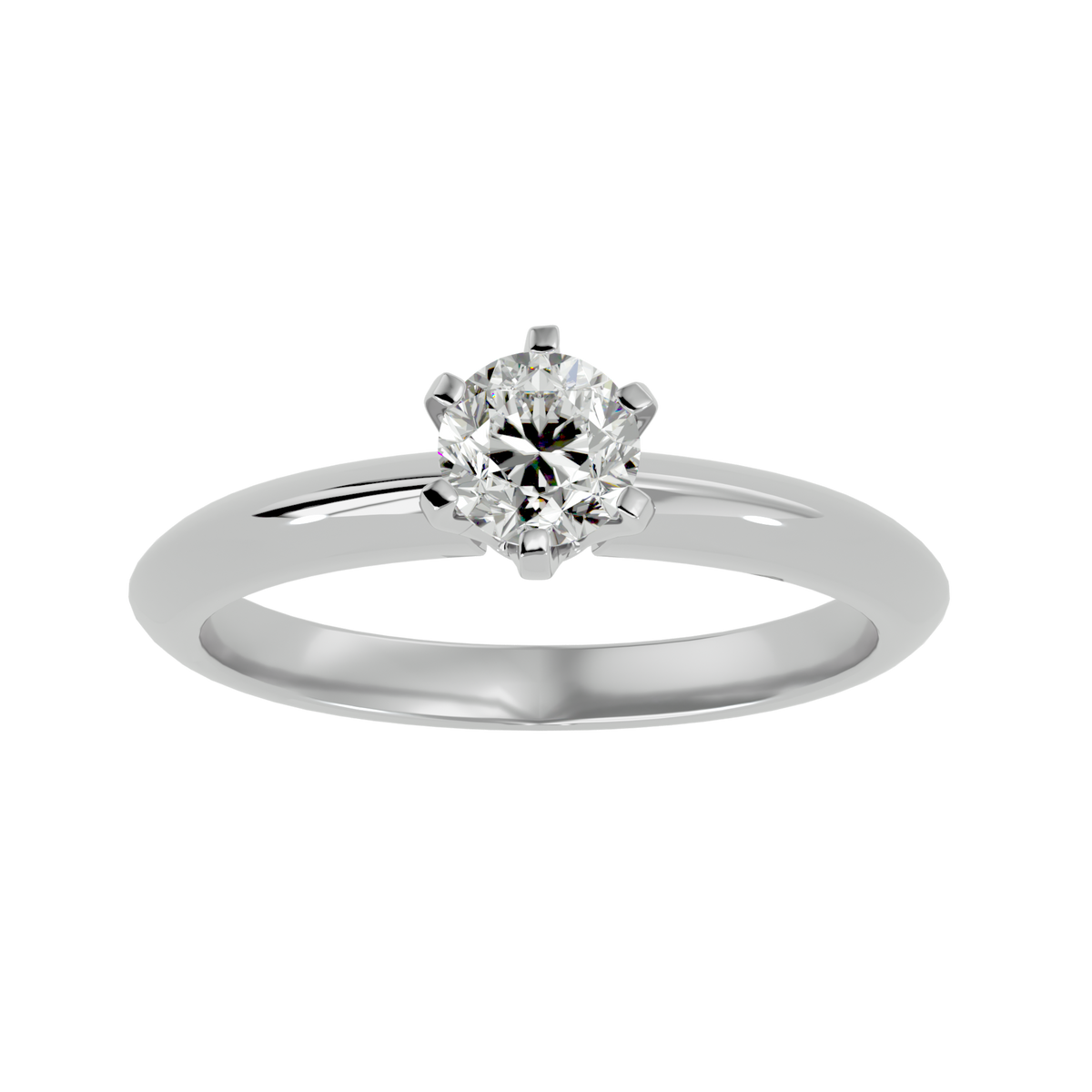 Poppy Solitaire Ring
