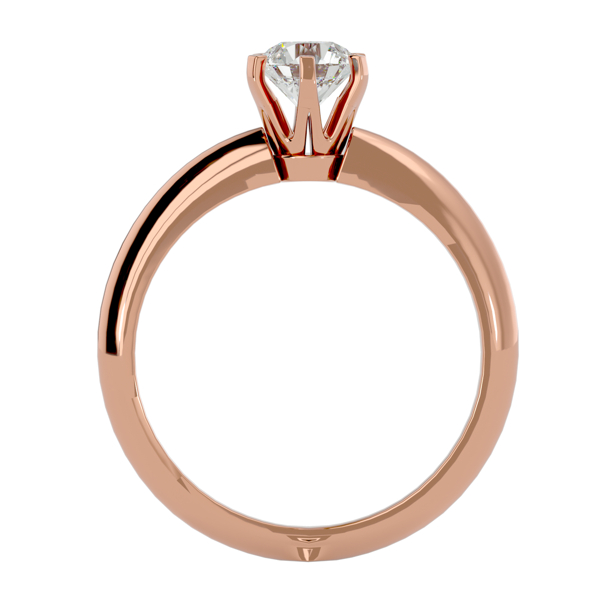 Poppy Solitaire Ring