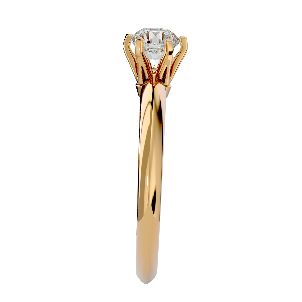 Poppy Solitaire Ring