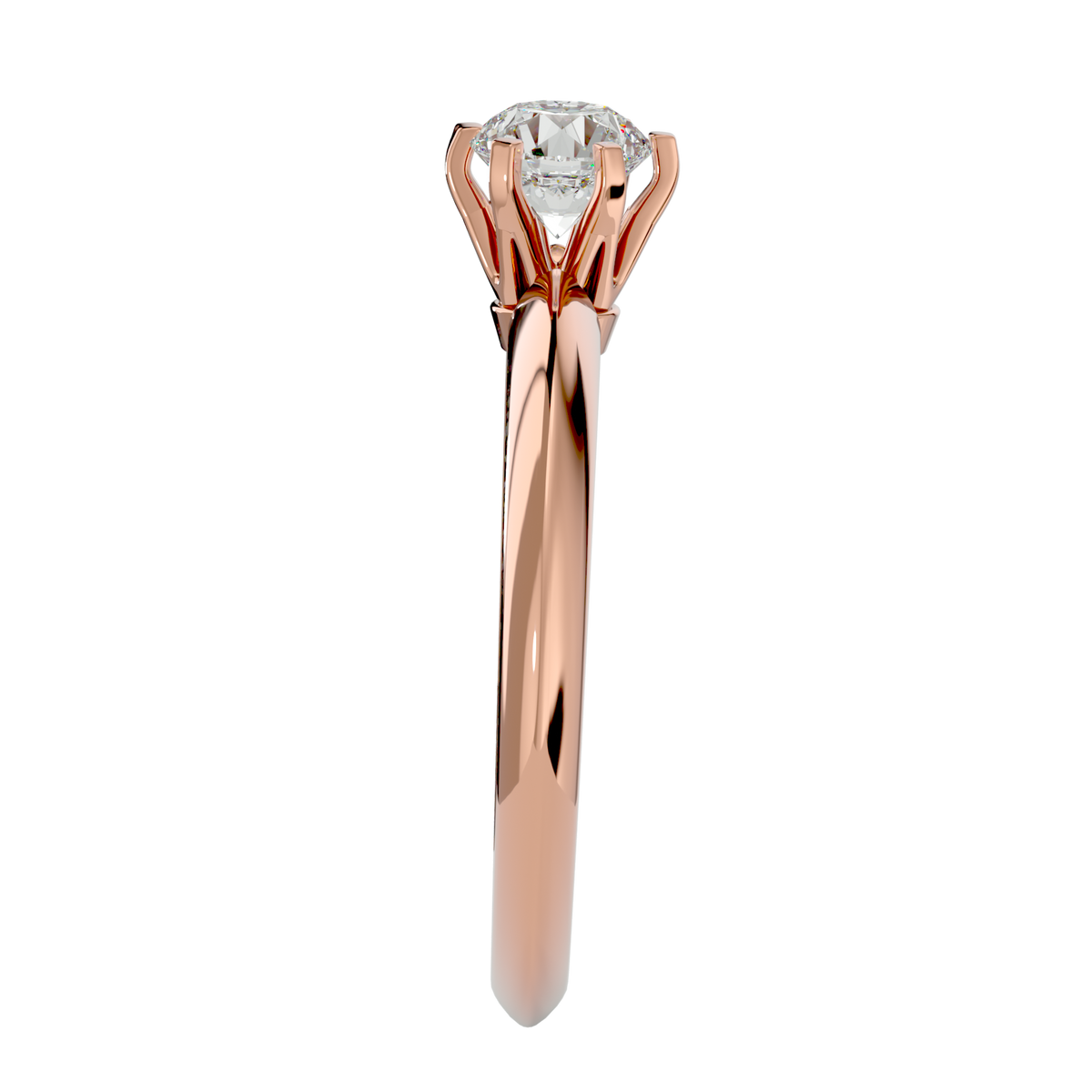 Poppy Solitaire Ring