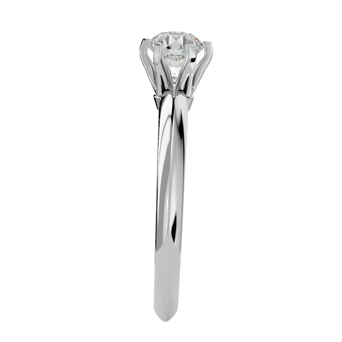 Poppy Solitaire Ring