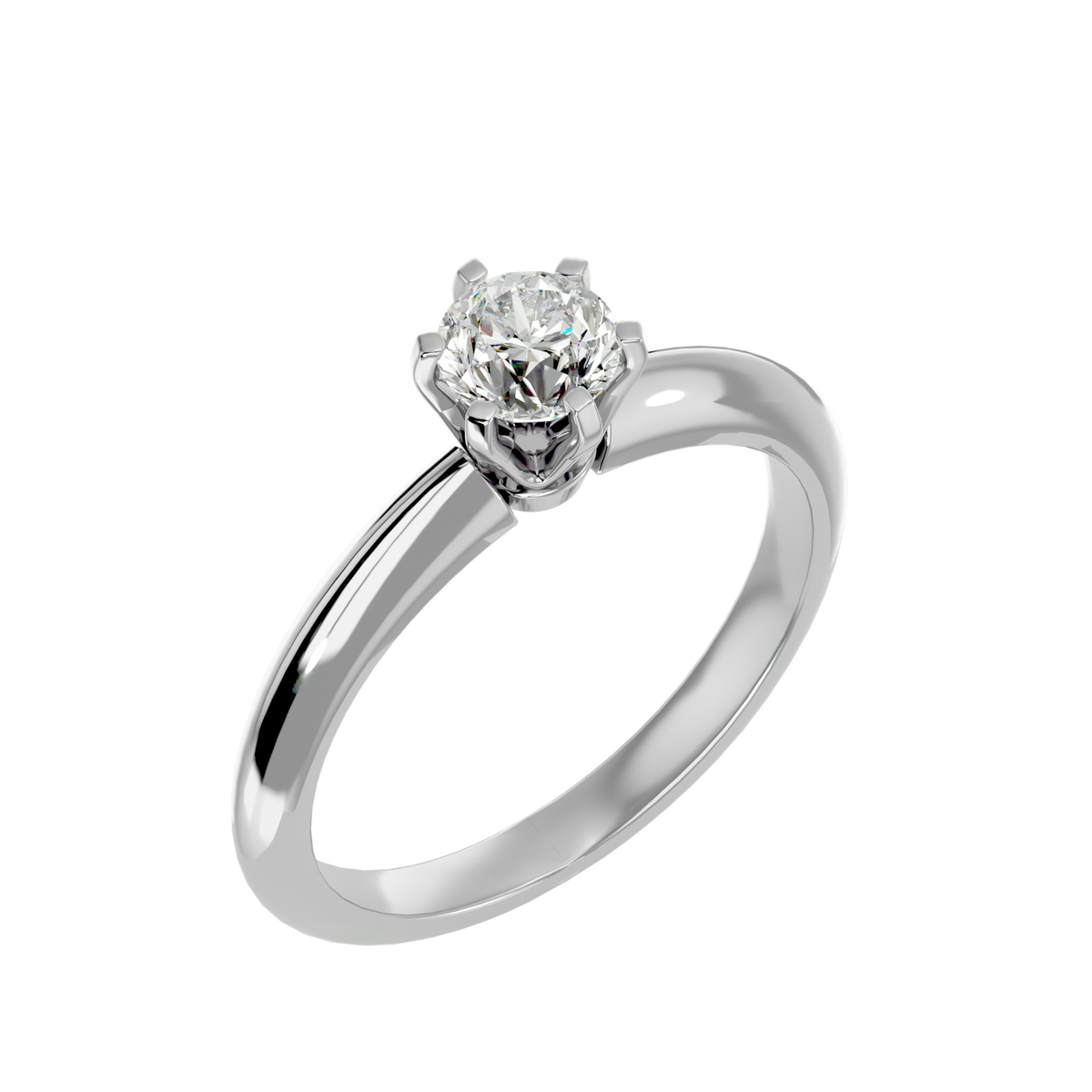 Poppy Solitaire Ring