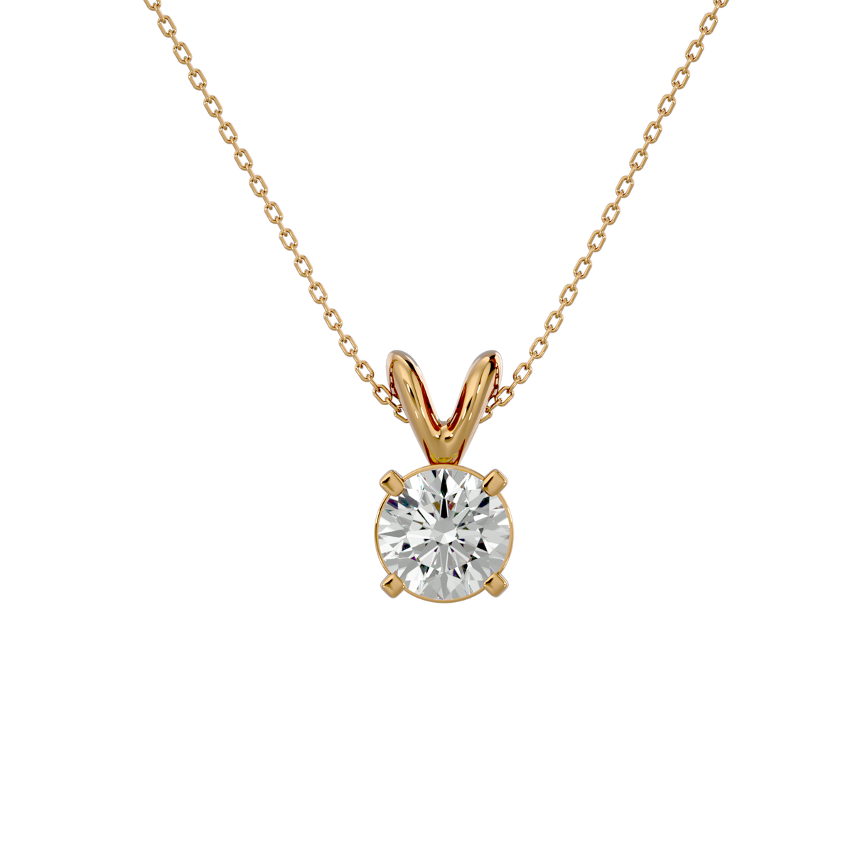 Lillian Solitaire Pendant