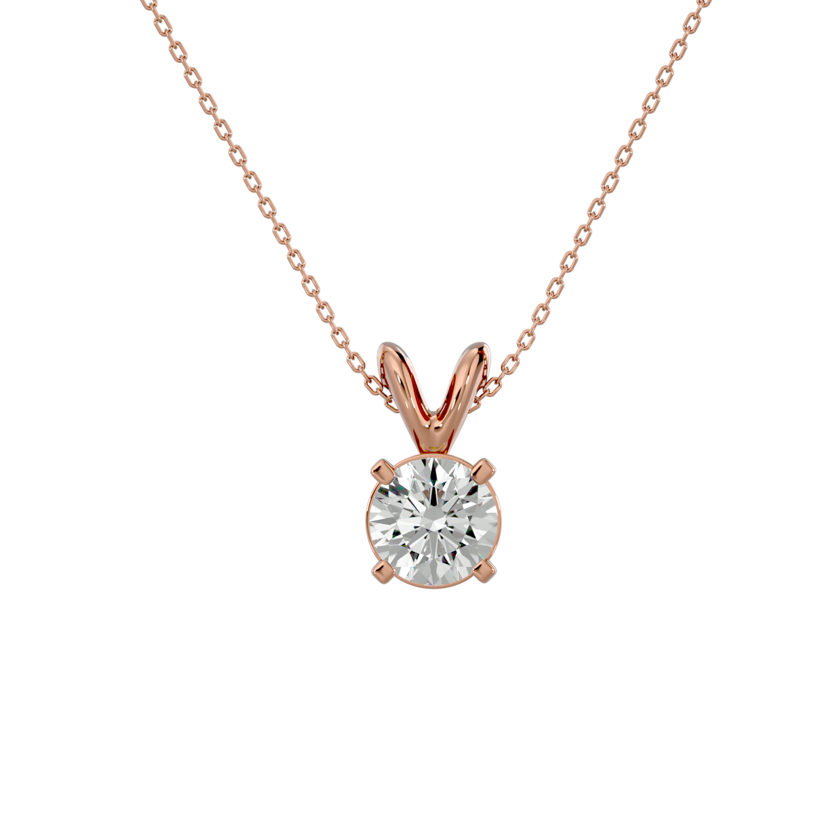 Lillian Solitaire Pendant