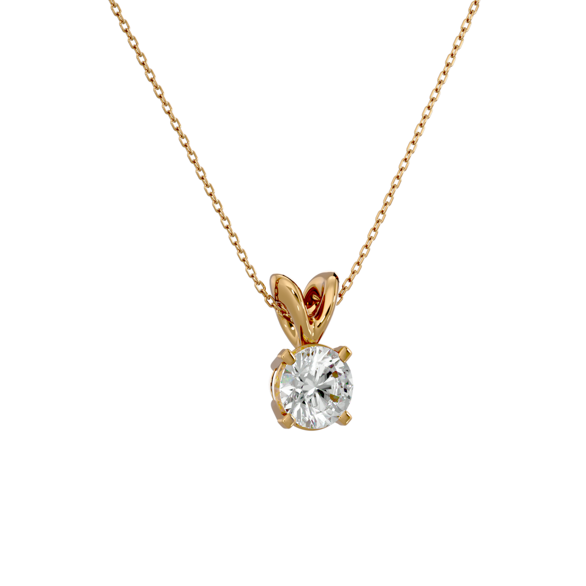Lillian Solitaire Pendant