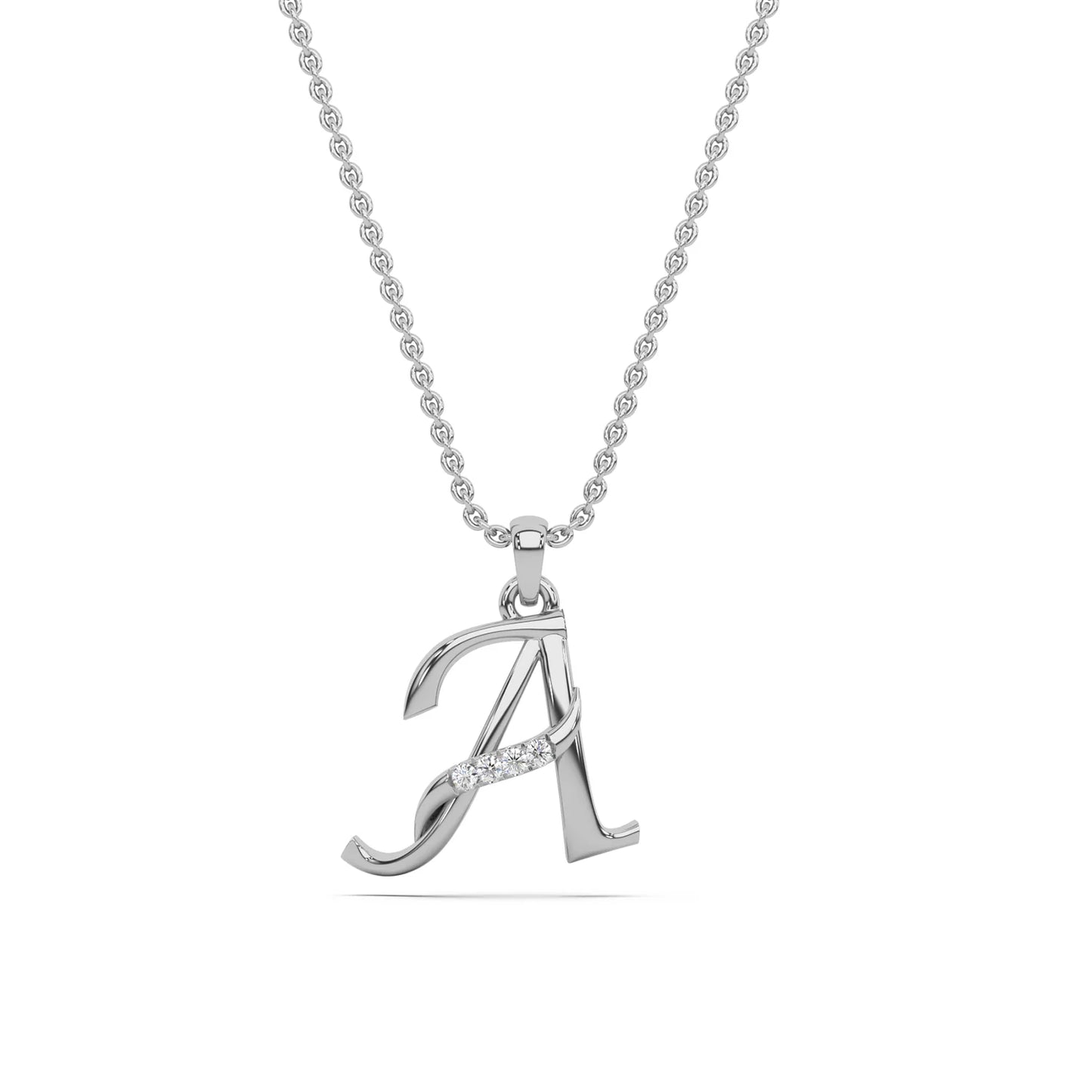 Alphabet A pendant