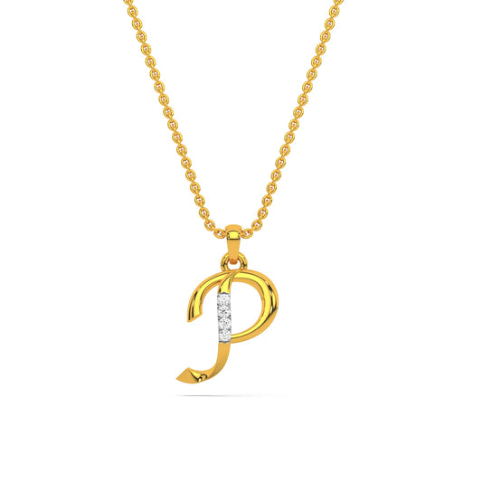 Alphabet P pendant