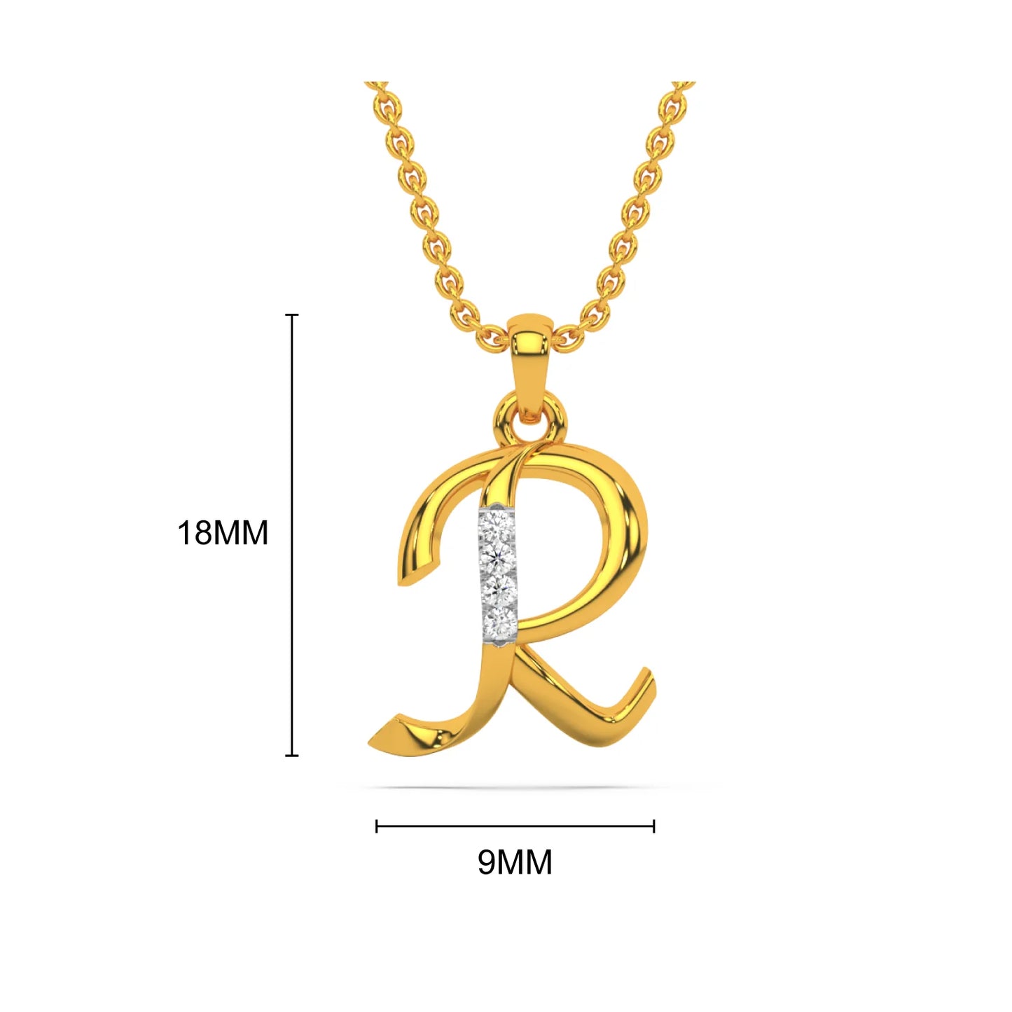 Alphabet R pendant