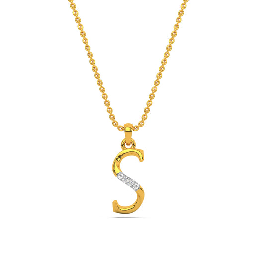 Alphabet S Pendant